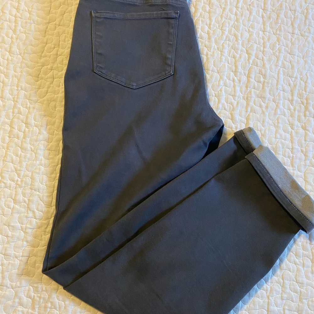 NYDJ Gray Denim Boyfriend Jeans